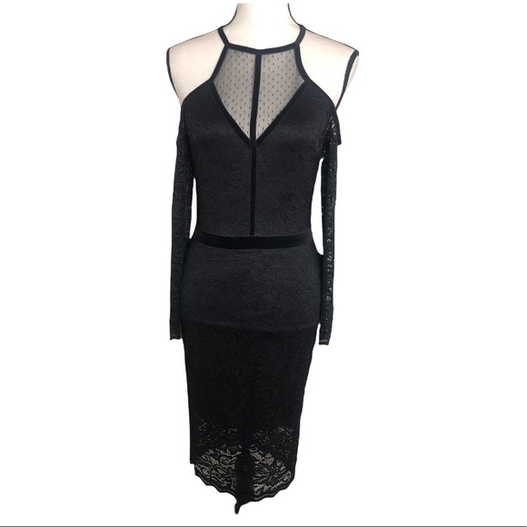 NWT Express black lace dress size 00 - Picture 7 of 14